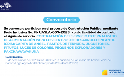 CONVOCATORIA No. FI-UASLA-003-2023
