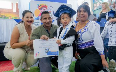 Lago Agrio celebra los primeros logros de sus niños y niñas en educación inicial.