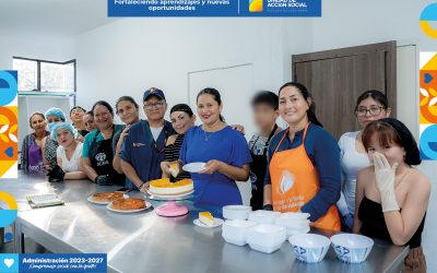 Talleres de gastronomía fortalecen la recuperación y unión familiar en proyectos SAI y CETAD.