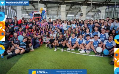 Inauguración del Campeonato Deportivo de los Grupos de Danza del Cantón en homenaje al Mes de la Juventud.